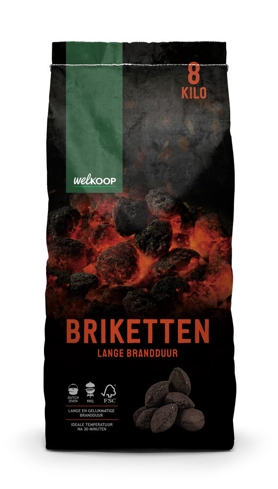 Welkoop Briketten - BBQ brandstoffen - 8 Welkoop Briketten - BBQ brandstoffen - 8