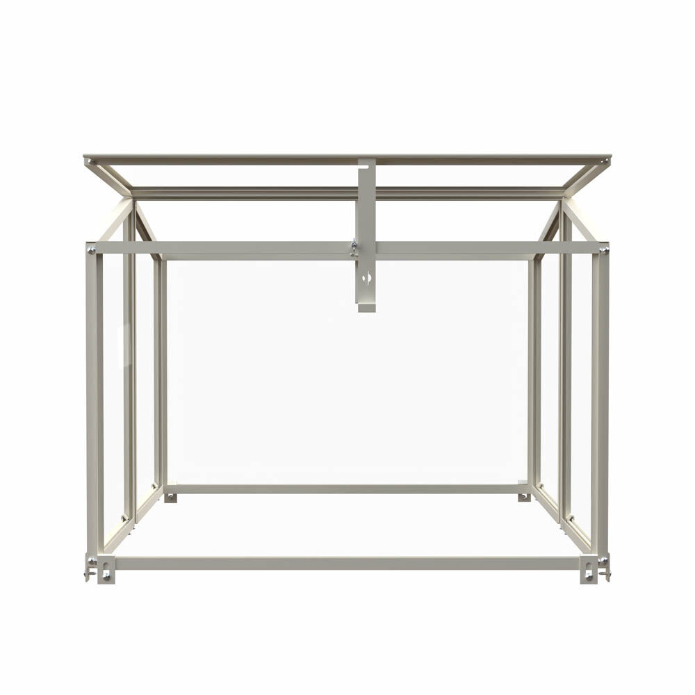 Royal Well Parsly Planter - Broeikas - 60.00 cm - Wit - Veiligheidsglas - 80.00 cm - 46.00 cm