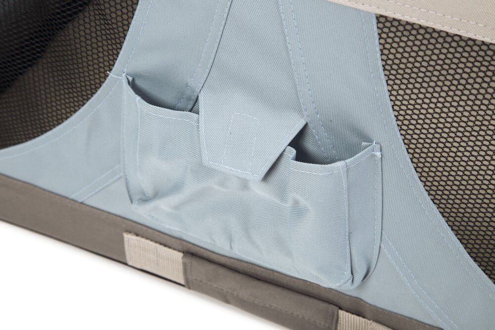 Beeztees - Honden Reisbench - blauw - 52x52x70 cm - M