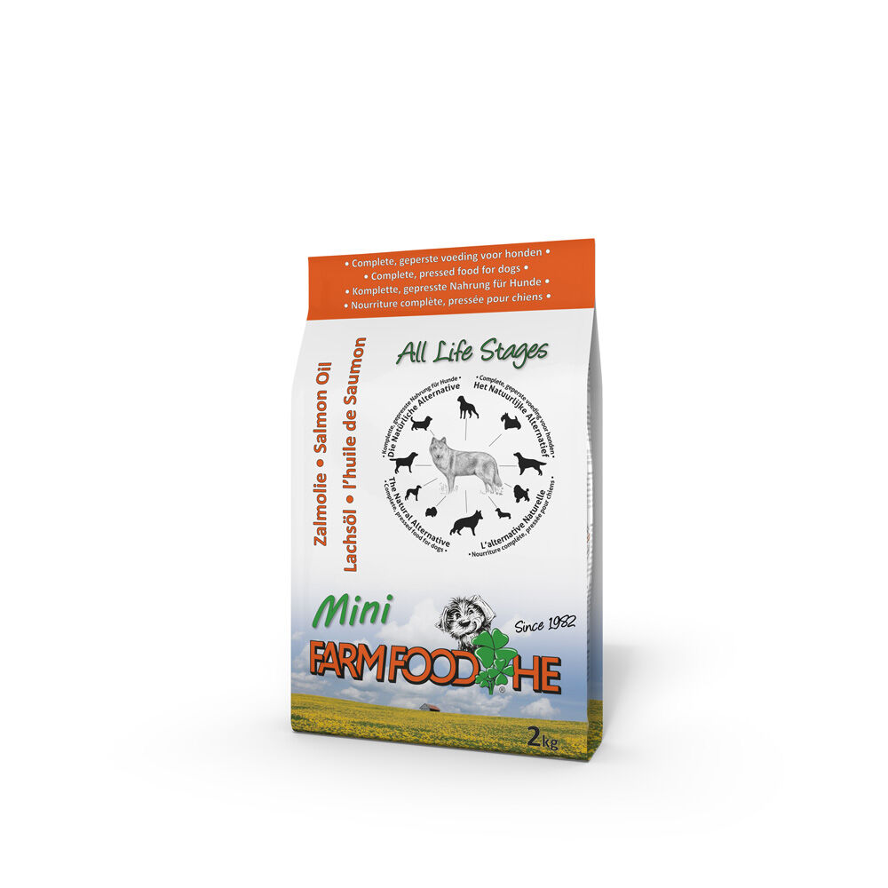 Farm Food HE Zalmolie Mini - Hondenvoer - 2.00 - Zalm