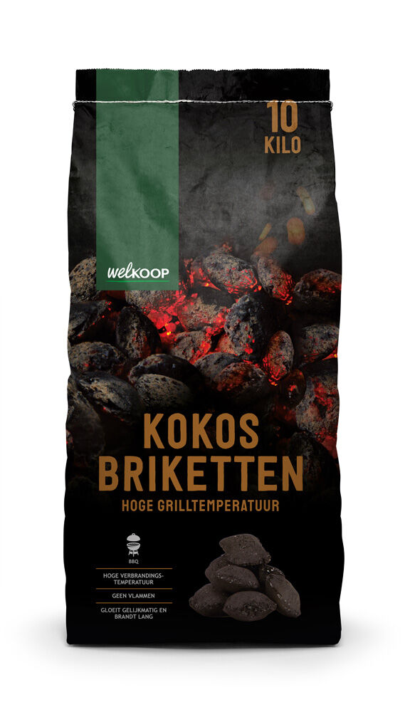 Welkoop Kokosbriketten - BBQ brandstoffen Welkoop Kokosbriketten - BBQ brandstoffen