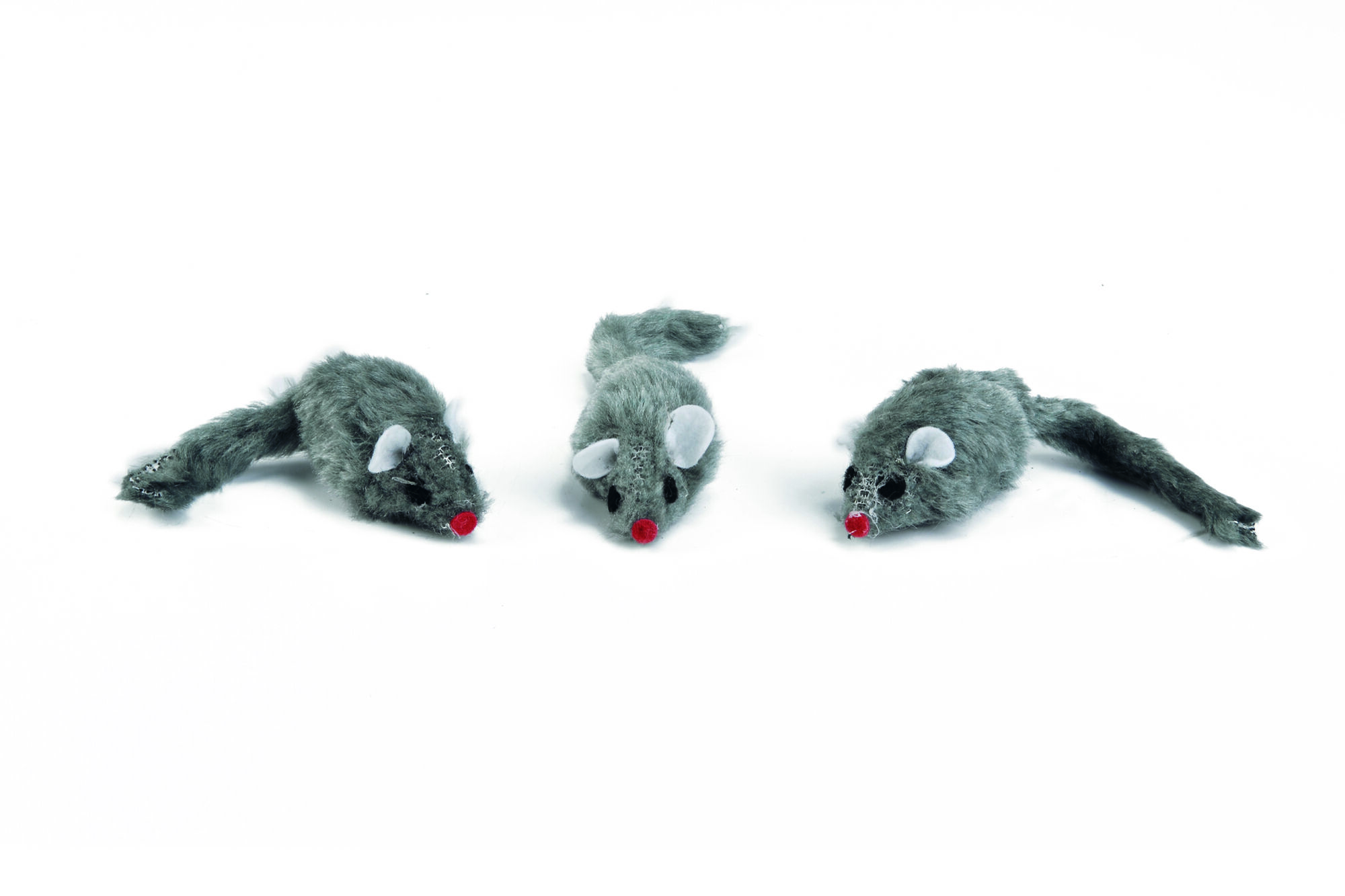 Beeztees Pluche Muisje - Kattenspeeltje - Grijs - 5.00 cm Beeztees Pluche Muisje - Kattenspeeltje - Grijs - 5.00 cm