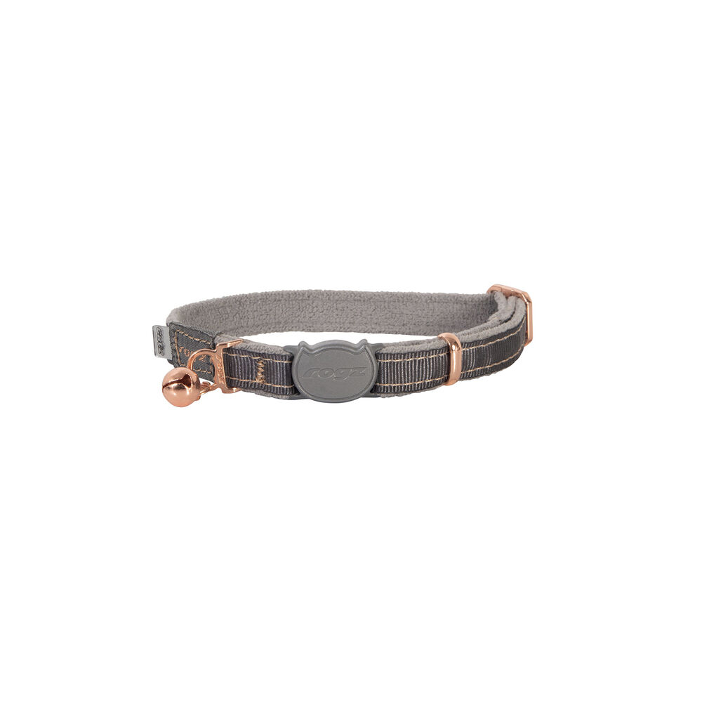 Rogz - Kattenhalsbandje - 31 cm - 2.00 cm - Goud - 2.00 cm - S - 23.70 cm