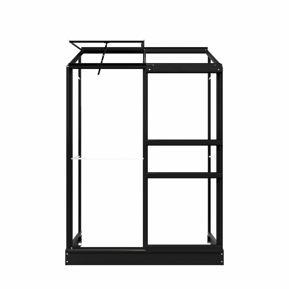 Royal Well Emma I - Muurkas - Zwart - 194.00x132.00x132.00 cm - Veiligheidsglas