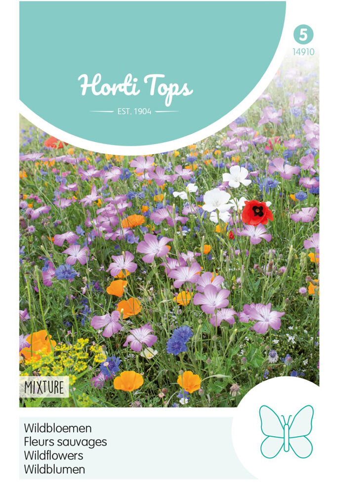 Hortitops Wildebloemenmengsel ca. 10m2 - Bloemzaden Hortitops Wildebloemenmengsel ca. 10m2 - Bloemzaden