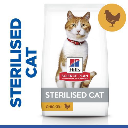 Hill's Science Plan Adult Sterilised Cat - Kattenvoer - Kip - 300 gram