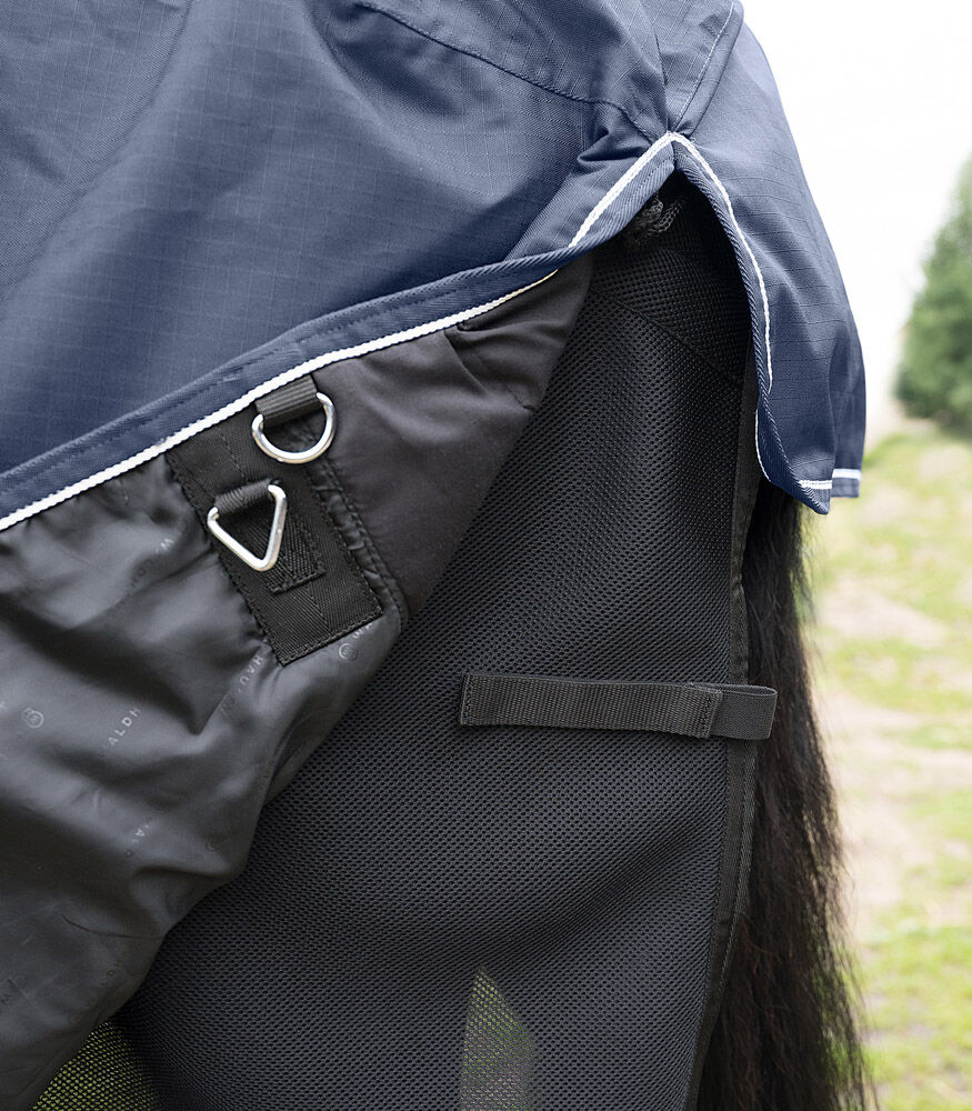 Waldhausen Air Mesh - Staldeken - Paardendeken - 1.00 cm - Zwart - 1.00 cm - 115/165 - 1.00 cm