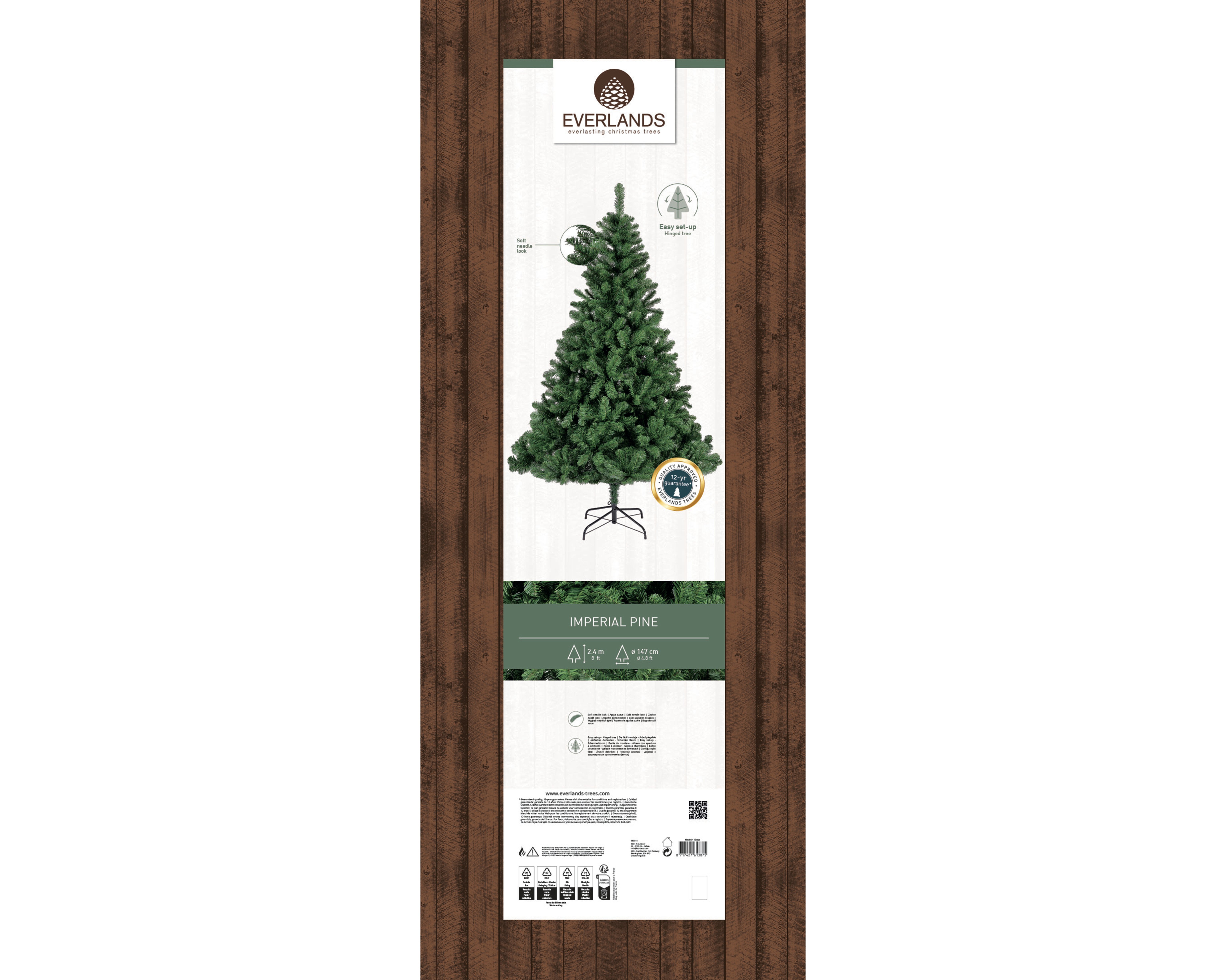 Everlands Imperial - Kunstkerstboom - 240 cm - Groen
