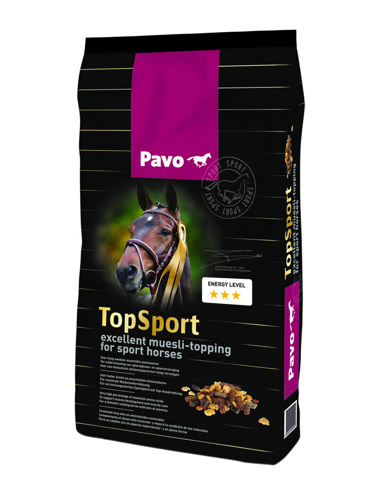 Pavo TopSport  - Sport/ prestatie - Paardenvoer - 15 kg - Zak