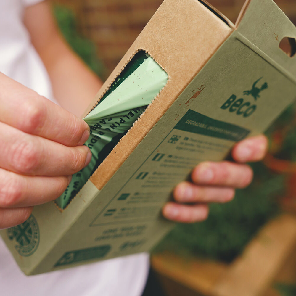 Beco Poepzakjes met handvat - Poepzakjes & accessoires - Groen