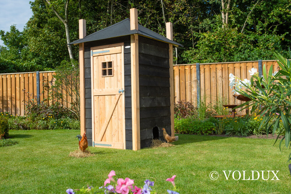 Voldux Hooiberg Mees - Kippenhok - Naturel/zwart