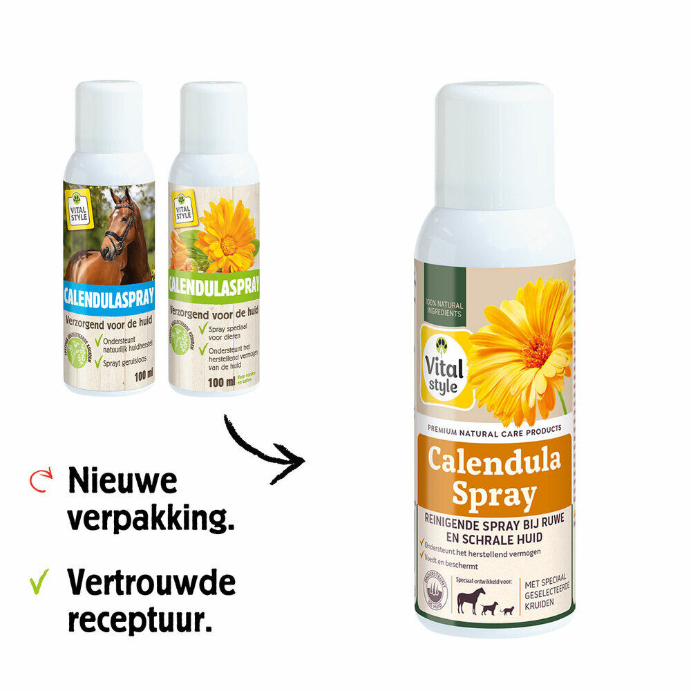 VITALstyle CalendulaSpray - Huidverzorging Paard - 100