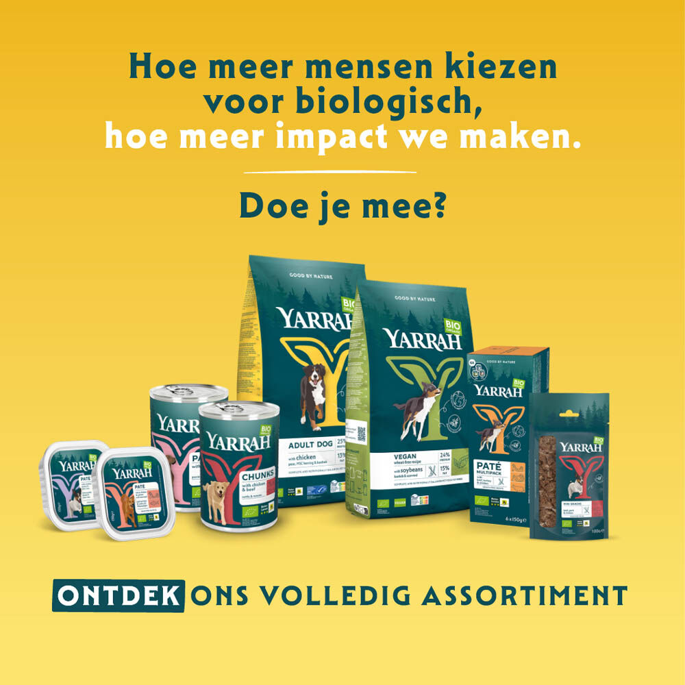 Yarrah Adult Biologisch Vegetarisch - Hondenvoer - 10 - soja
