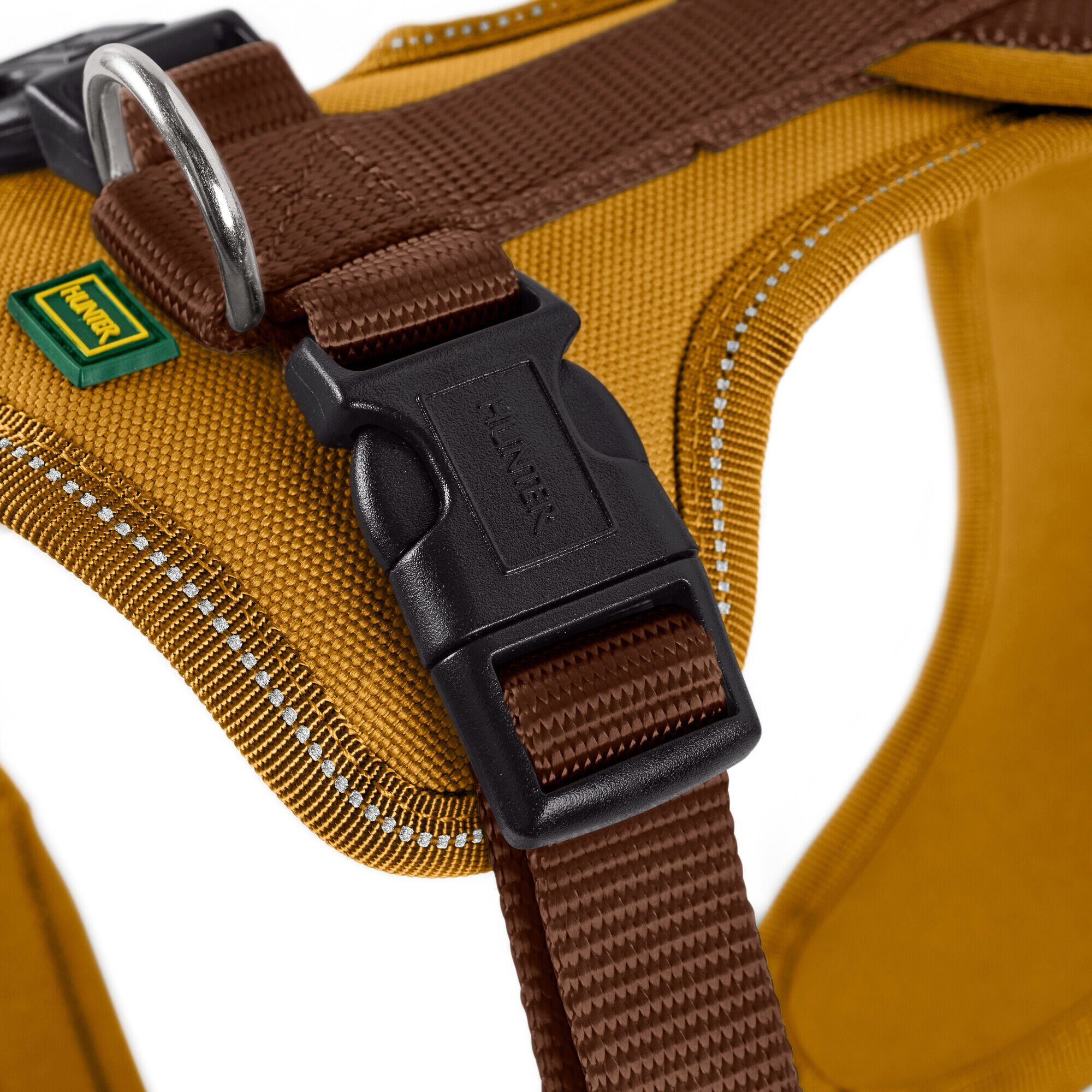 Hunter Vario Plus - Y-tuig Hond - 44.00 cm - Bruin - 14.50 cm - L - 91.00 cm - 3.00 cm