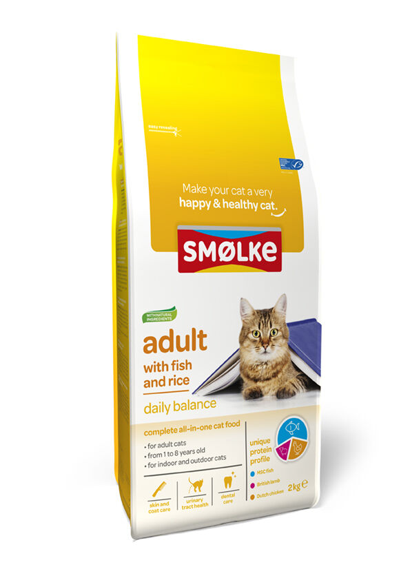 Smölke Adult - Kattenvoer - Vis - 10 kg
