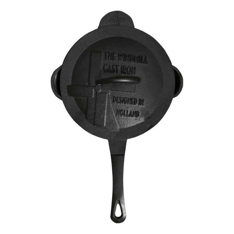 The Windmill Cast Iron Sauspan - Pan - Zwart