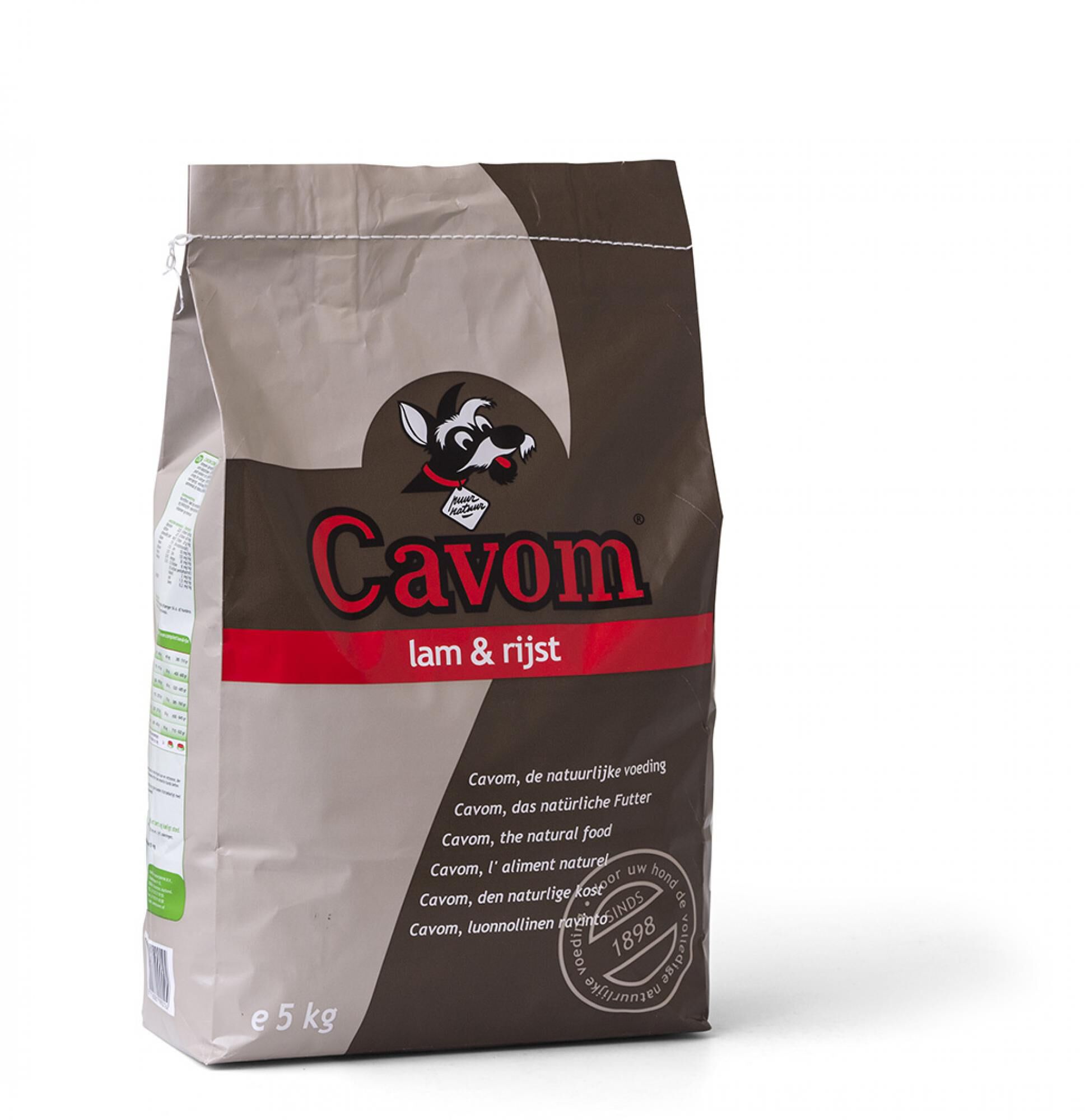 Cavom Compleet Lam & Rijst - Hondenvoer - Lam & rijst - Rijst - 5 kg