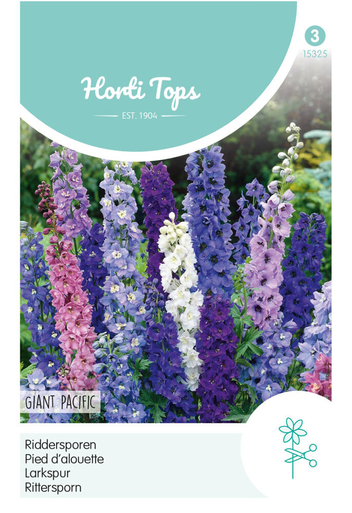 Hortitops Riddersporen Giant Pacific - Bloemzaden Hortitops Riddersporen Giant Pacific - Bloemzaden