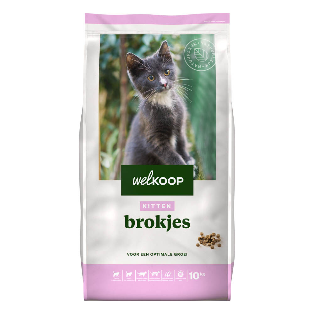 Welkoop Kitten brokjes - Kattenvoer - 10 - gevogelte Welkoop Kitten brokjes - Kattenvoer - 10 - gevogelte