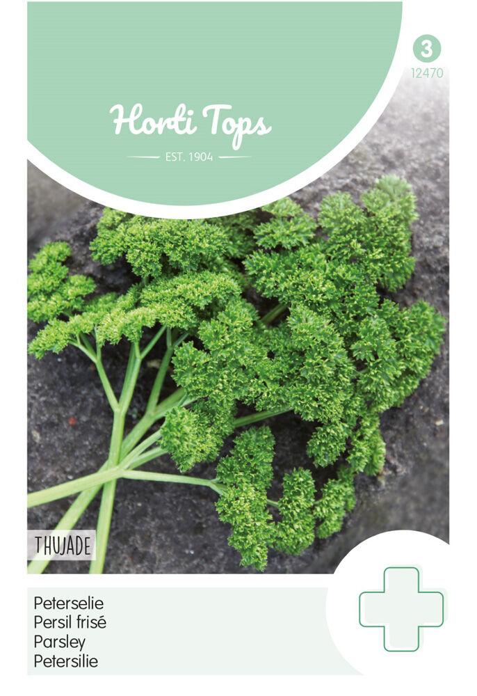 Hortitops Peterselie Petroselinum crispum Thujade Orig. Donkergroene - Kruidenzaden Hortitops Peterselie Petroselinum crispum Thujade Orig. Donkergroene - Kruidenzaden