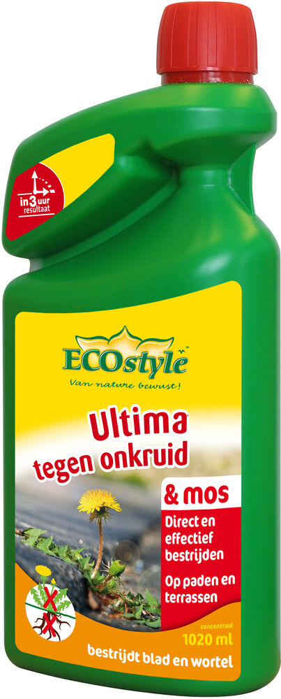 ECOstyle Ultima onkruid & mos concentraat - Onkruid- en mosbestrijder - 1020 ECOstyle Ultima onkruid & mos concentraat - Onkruid- en mosbestrijder - 1020