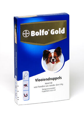 Bolfo Gold Hond 250 - Pipet - Anti vlooien Hond - 17.00 cm - 10.50 cm - 2.50 cm
