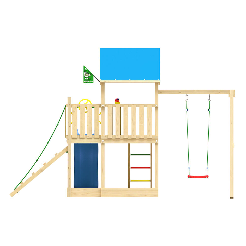 Jungle Gym Kongsberg Douglas - Speeltoestel - Blauw