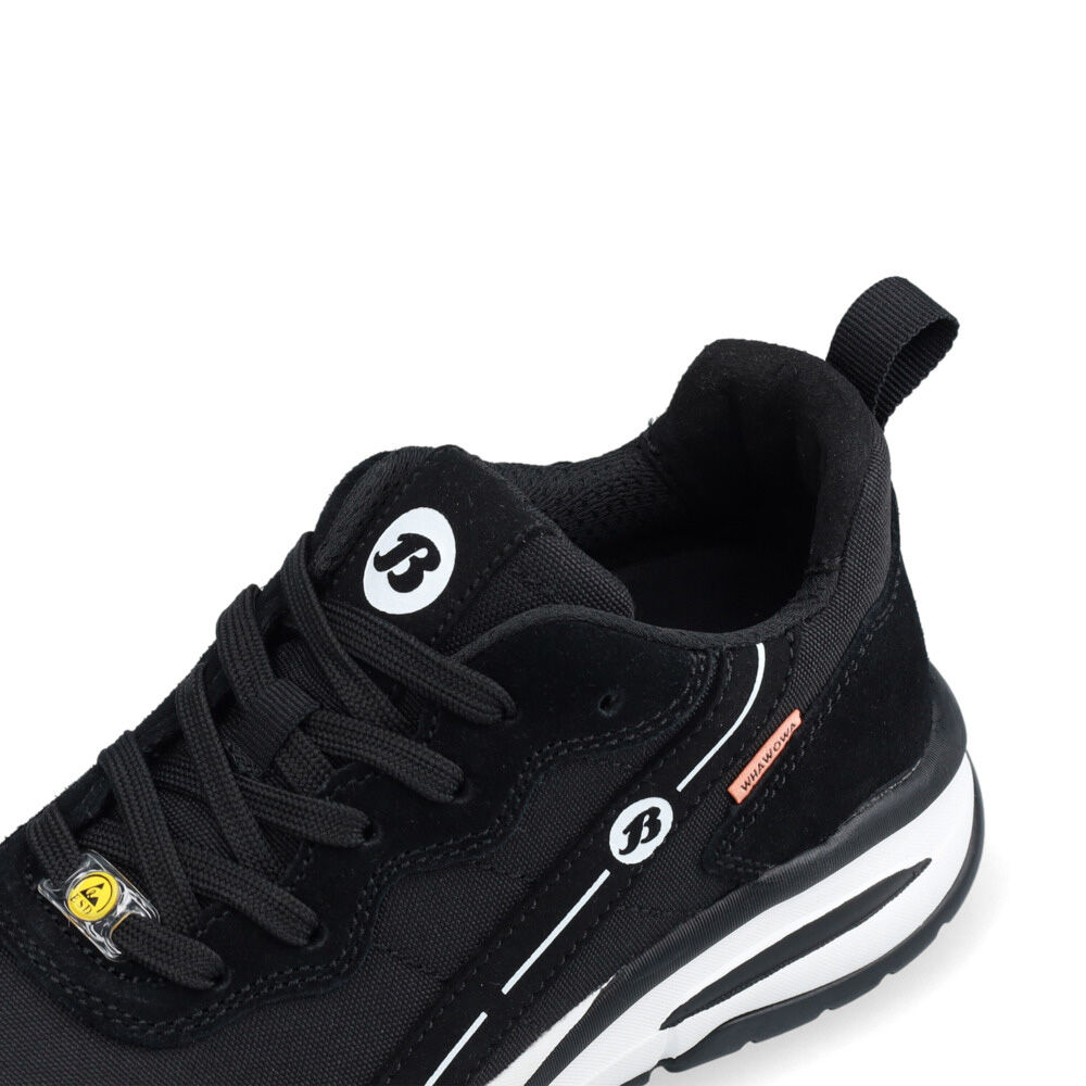 Bata Whawowa Rosa - Smalle Leest - Werkschoenen - Zwart - 34 - S1P