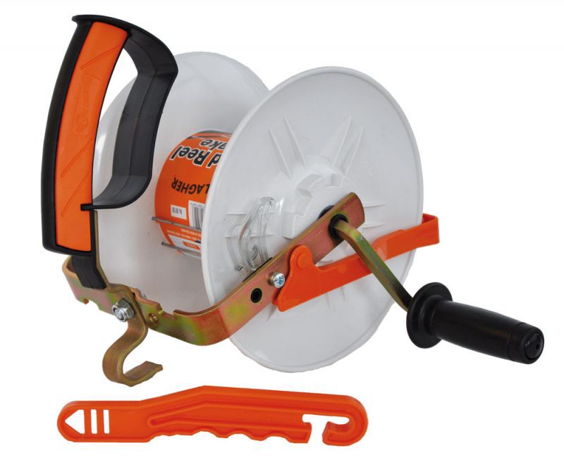 Gallagher - Draadhaspel met versnelling - 31 cm - Wit - 40 cm - 50000 cm Gallagher - Draadhaspel met versnelling - 31 cm - Wit - 40 cm - 50000 cm