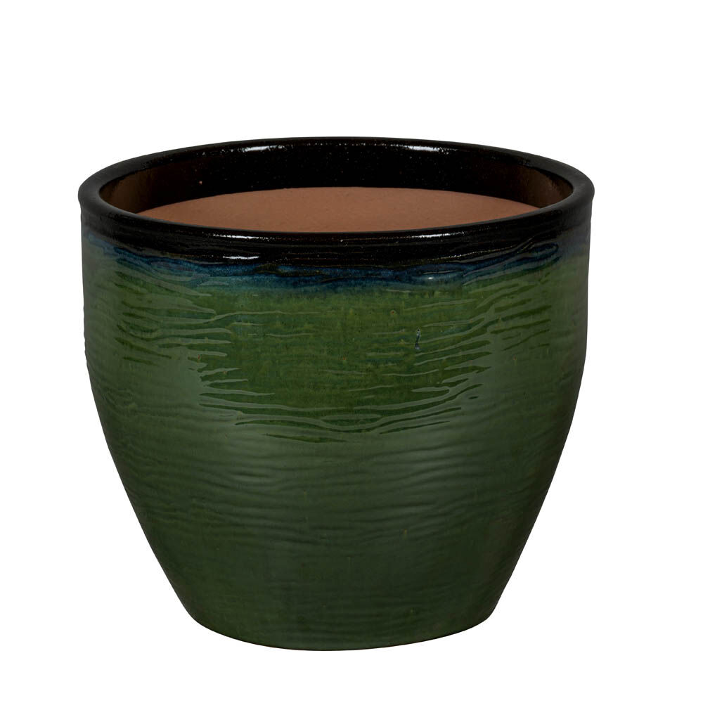 Passion for Pottery Corsica 28N - Bloempot - Jade - 22 cm Passion for Pottery Corsica 28N - Bloempot - Jade - 22 cm