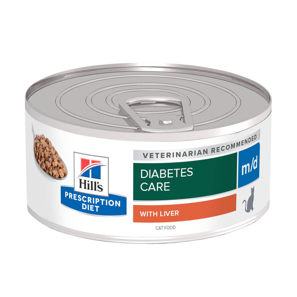 Hill's Prescription Diet Diabetes Care m/d - Kattenvoer - Lever - 156 gram