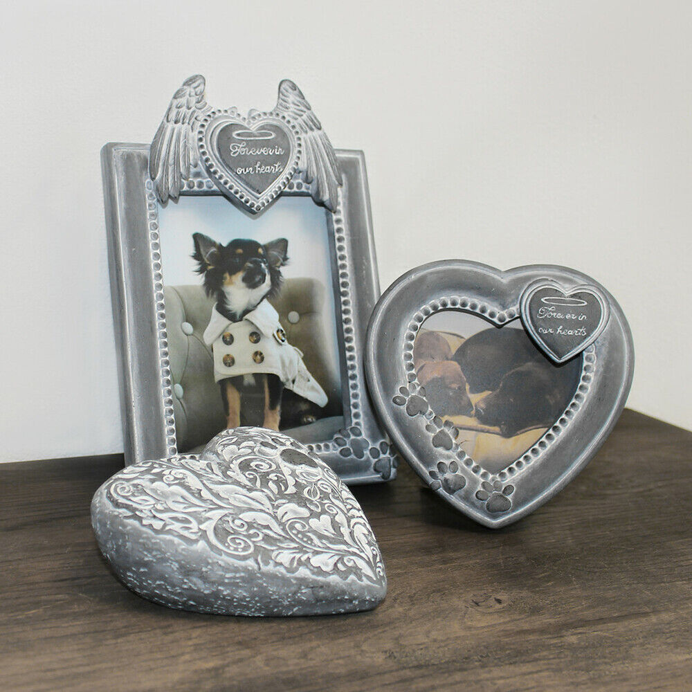 Happy-House - Fotolijst - Hond Kat - Herdenken - 14.50 cm - steen - 3.50 cm - Small - 14.50 cm