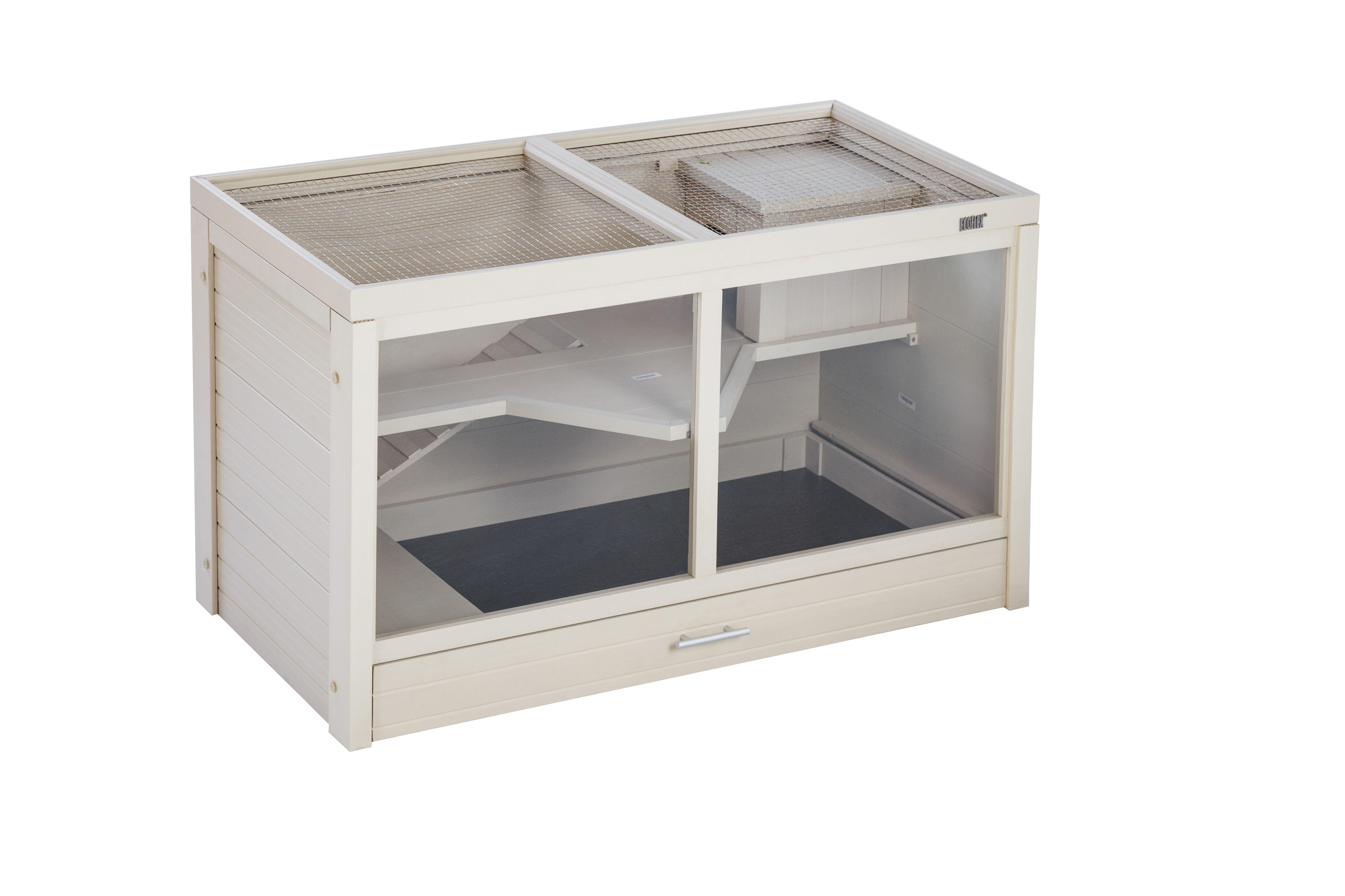 New Age Pet Park Avenue - Konijnenhok meubel - Beige - 60x100x50 cm