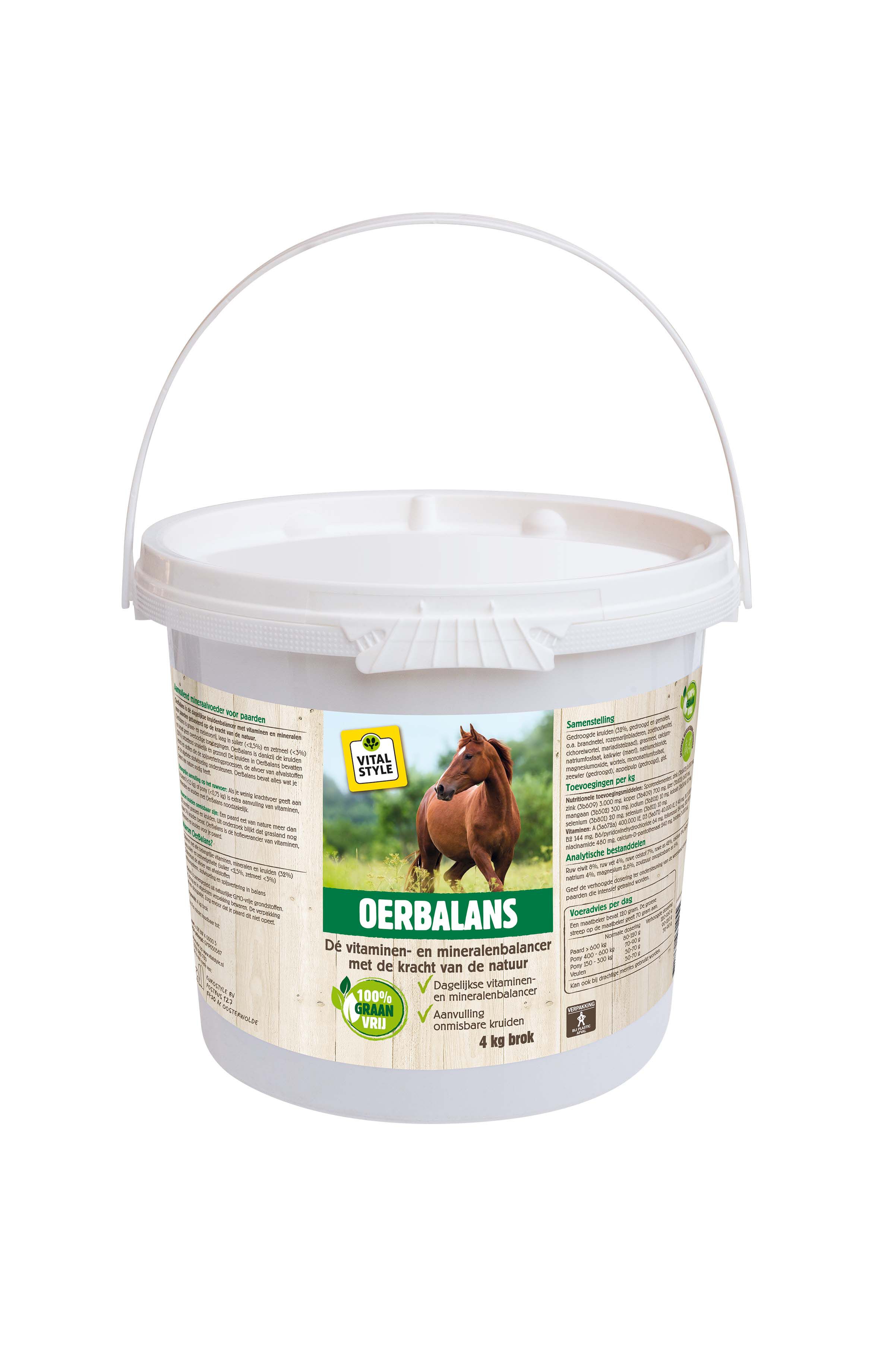 VITALstyle Oerbalans Brok - Paardenvoer - 4.00 - Emmer