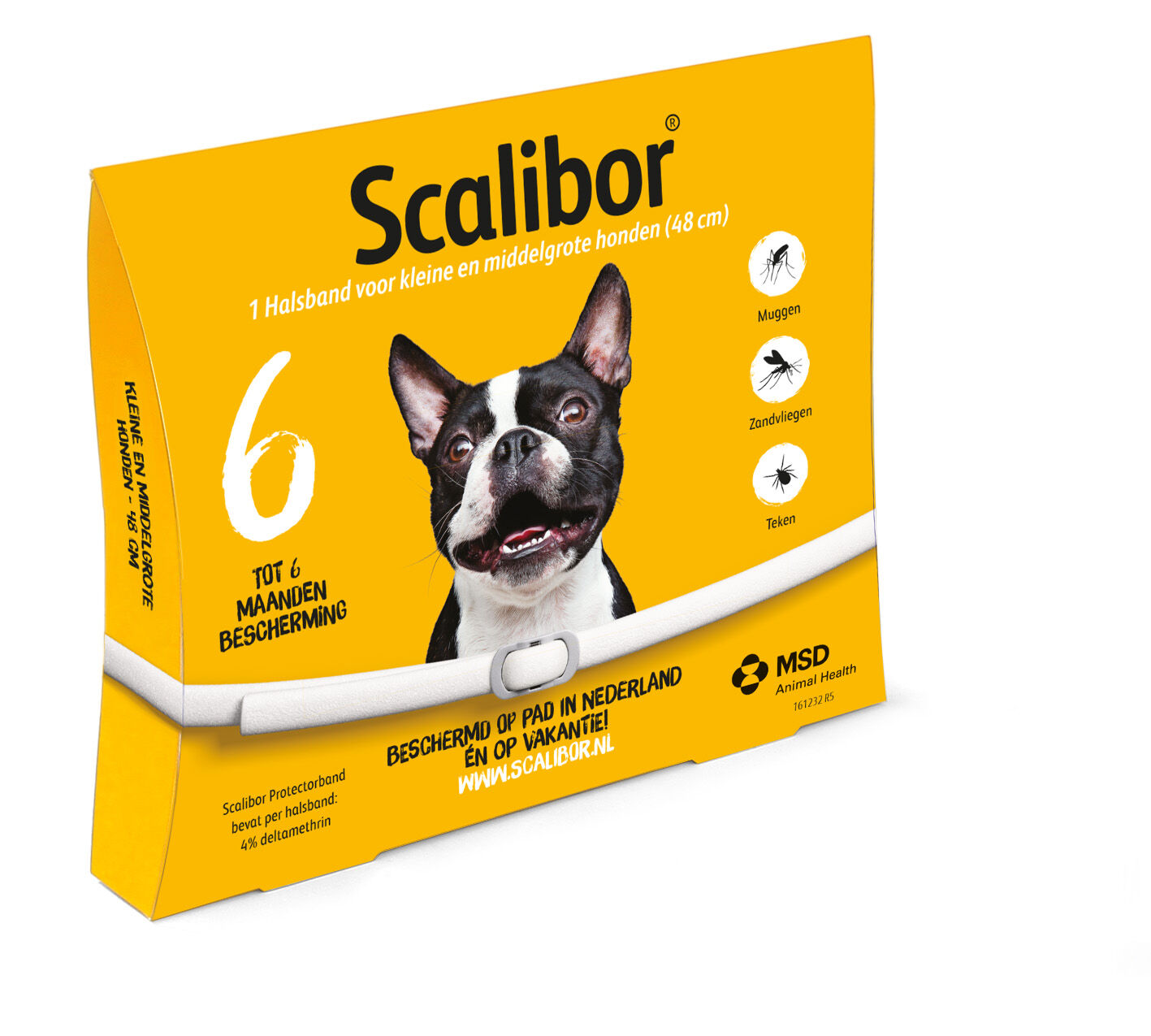 Scalibor Protectorband  - Tekenband Hond - Small-Medium - S/M