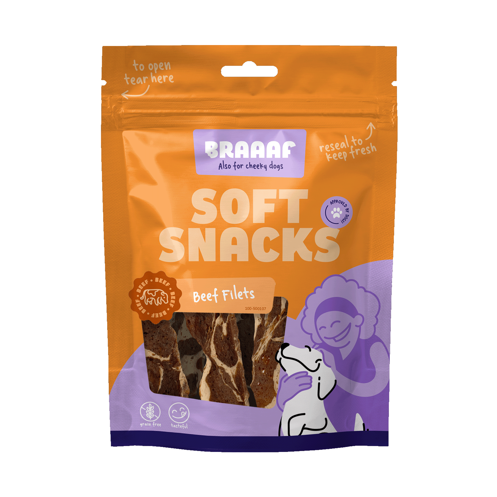 Braaaf Soft snacks Filet - Hondensnack Braaaf Soft snacks Filet - Hondensnack