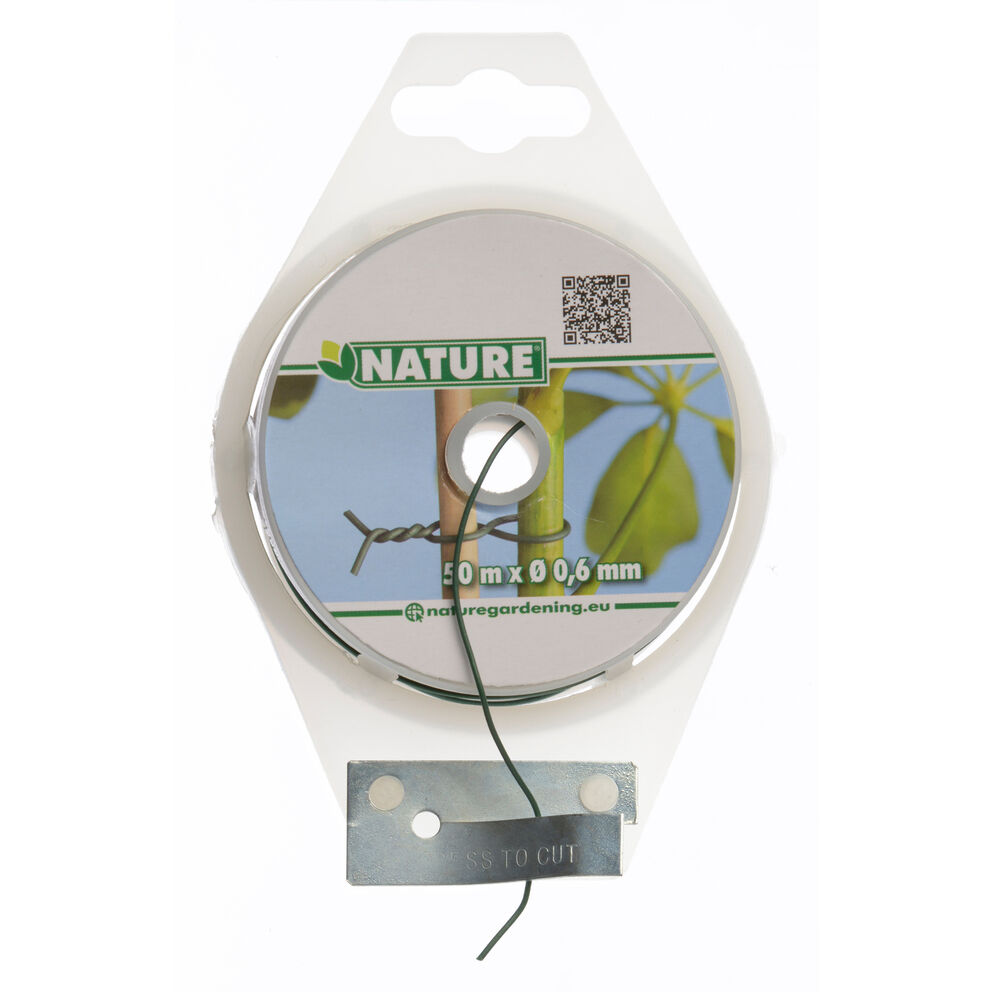 Nature Binddraad Geplastificeerd - Touw en Bindmaterialen - 14x8.5x13 cm - 5000 cm Nature Binddraad Geplastificeerd - Touw en Bindmaterialen - 14x8.5x13 cm - 5000 cm