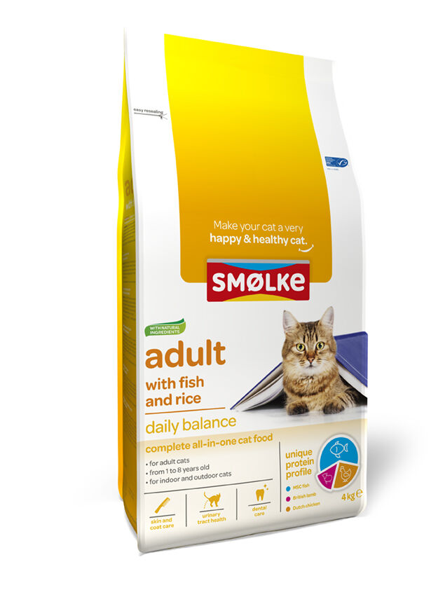 Smölke Adult - Kattenvoer - 4 - vis Smölke Adult - Kattenvoer - 4 - vis