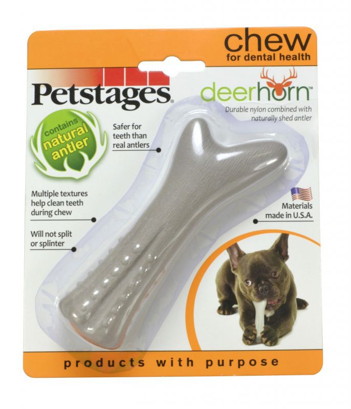Petstages Deerhorn - Kauwspeelgoed - Beige - 2.54x14x5.08 cm - S Petstages Deerhorn - Kauwspeelgoed - Beige - 2.54x14x5.08 cm - S