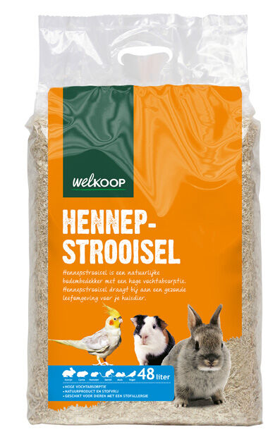 Welkoop Hennepstrooisel - Bodembedekker Welkoop Hennepstrooisel - Bodembedekker