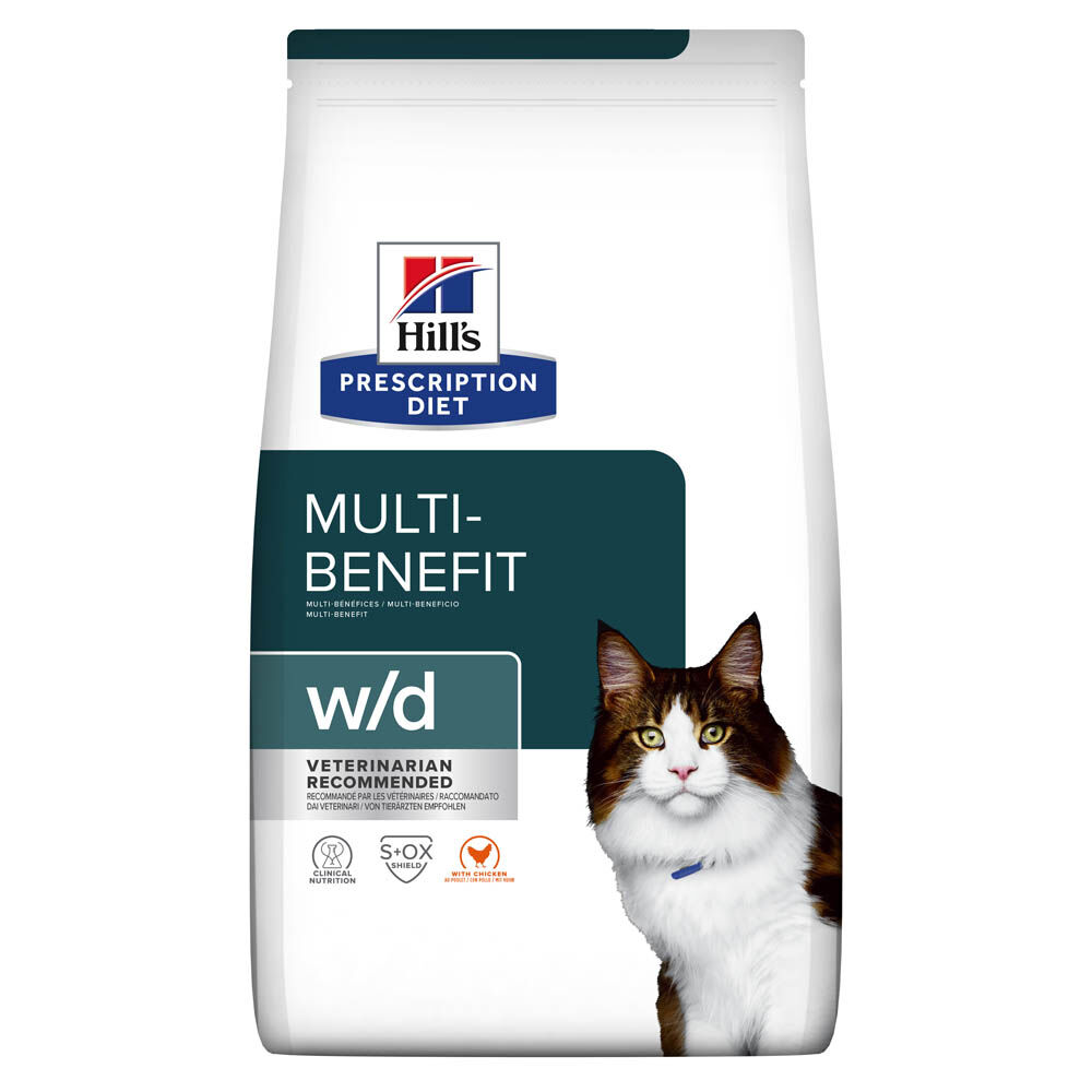 Hill's Prescription Diet Multi Benefit w/d - Kattenvoer - Kip - 3 kg
