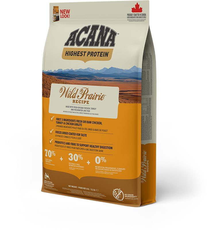 Acana Regionals Wild Prairie Dog Highest proteïn - Hondenvoer - 11.4 - kalkoen, kip