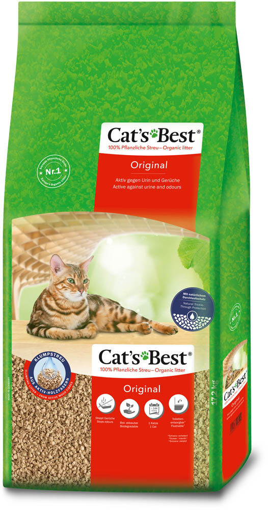 Cat's Best Original - Kattenbakvulling - Fijn - 40 Cat's Best Original - Kattenbakvulling - Fijn - 40
