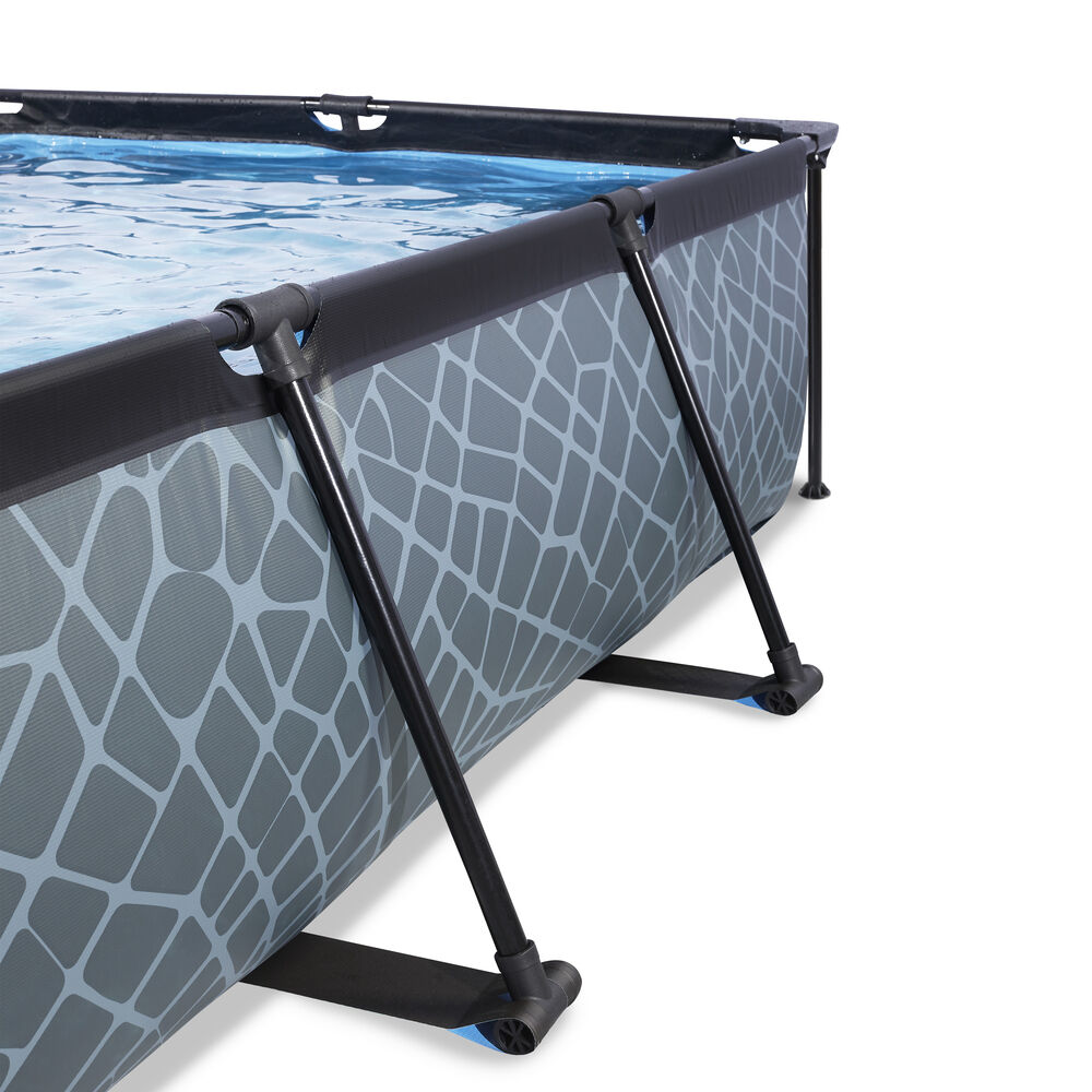 EXIT Stone Frame Pool - Zwembad - Stone - 1x220201x65 cm
