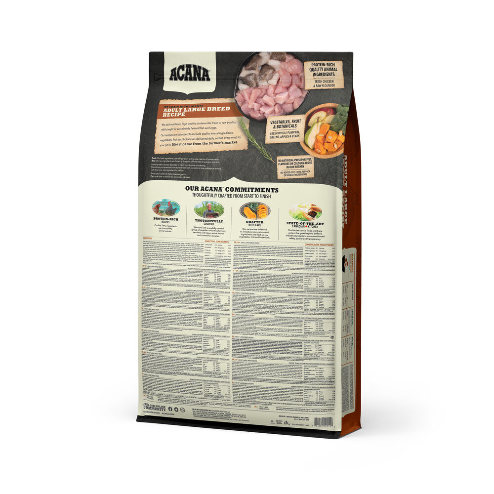 Acana Dog recipe Adult Large - Hondenvoer - Gevogelte - 11,4 kg