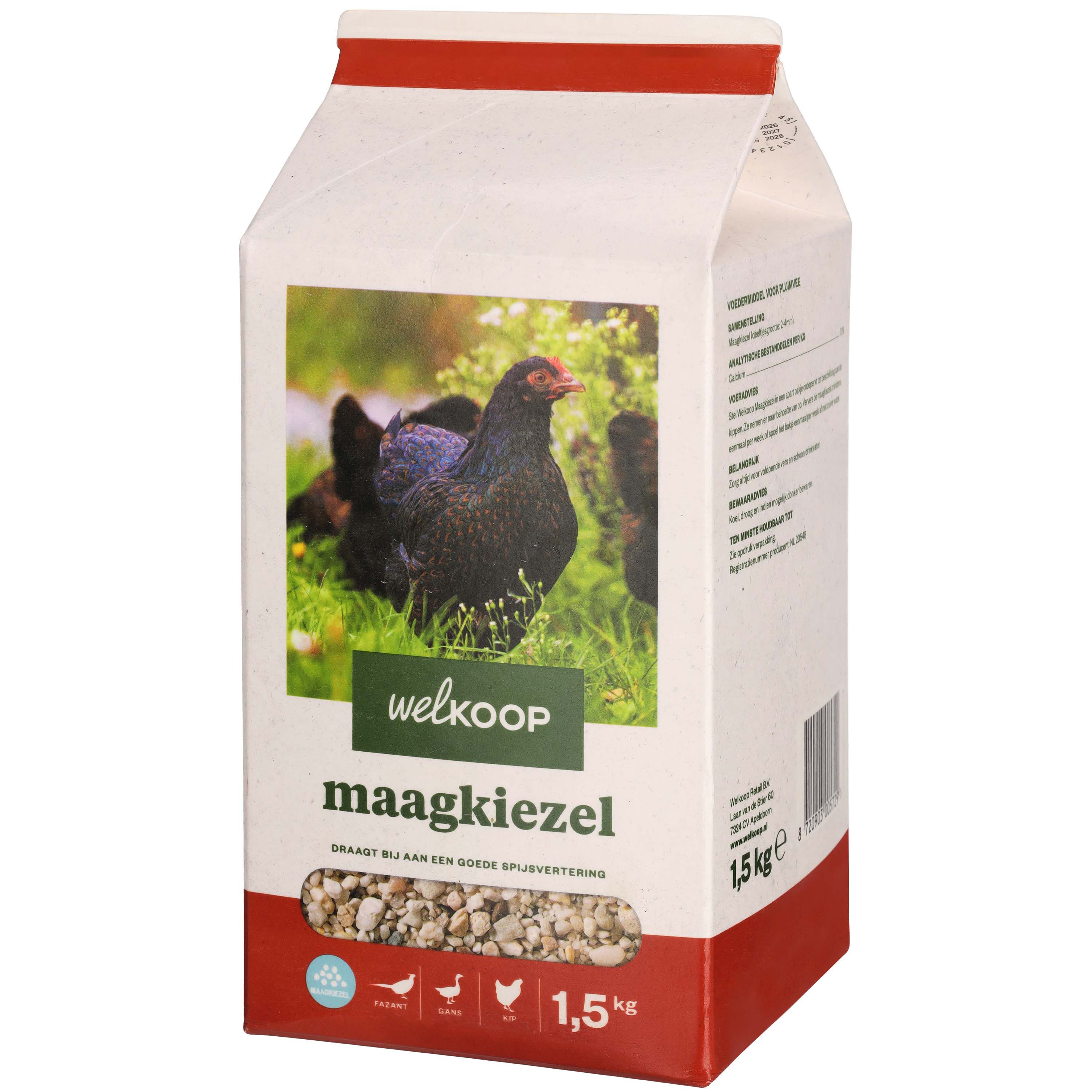 Welkoop Maagkiezel - Kippen Supplement - 1.5