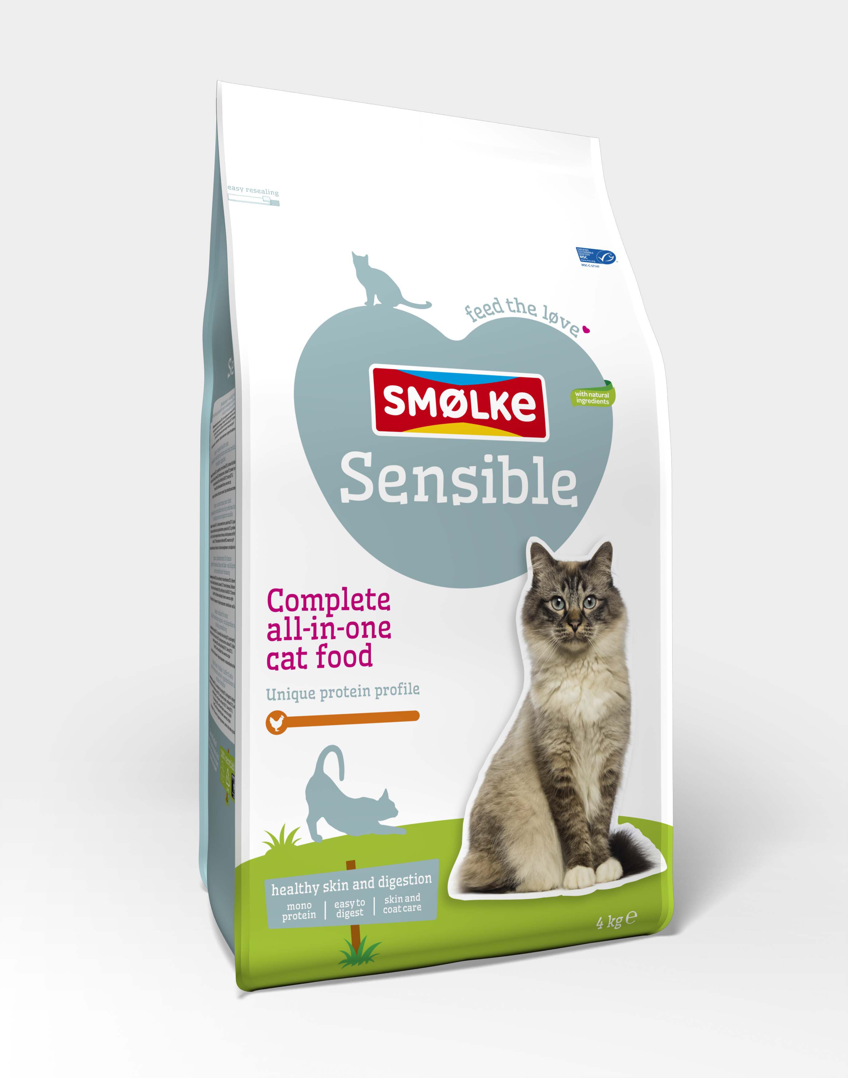 Smölke Sensible - Kattenvoer - Kip - 4 kg
