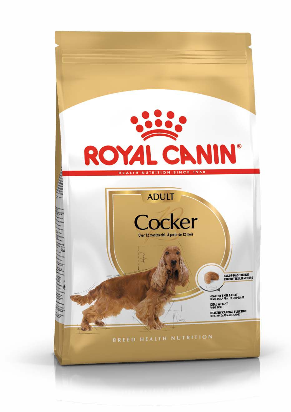 Royal Canin Cocker Spaniel Adult - Hondenvoer - 12 - gevogelte Royal Canin Cocker Spaniel Adult - Hondenvoer - 12 - gevogelte