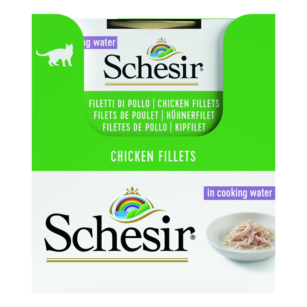Schesir - Kattenvoer in water gekookt - 85 - kip