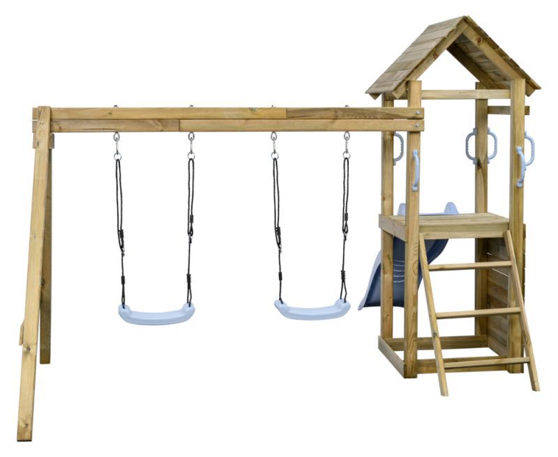 Swing King Maria - Speeltoestel - Blauw - Hout